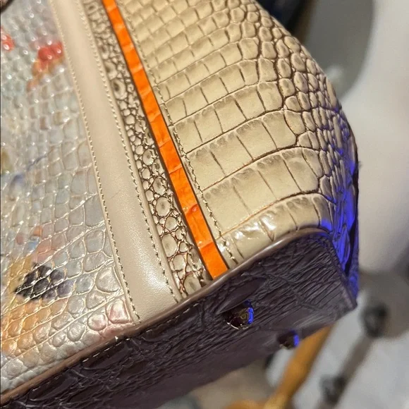 Brahmin Medium Julian Rosella Tote in Oasis with Wallet - Picture 11 of 16